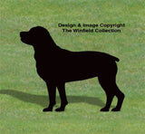 Rottweiler Shadow Wood Pattern