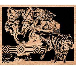 Arapaho Moon Scrolled Art Project Pattern - The Winfield Collection