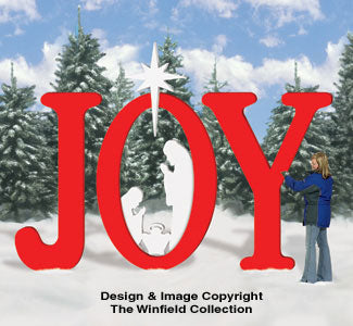 Huge JOY Nativity Pattern