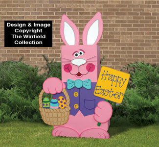 Large Patio Paver Bunny Pattern