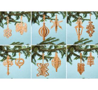 2 Piece Slotted Ornament Set # 9