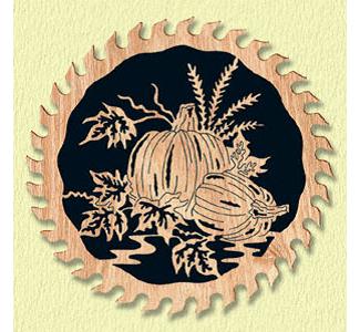 Autumn Pumpkins Circular Saw Project Pattern - The Winfield Collection