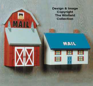 Country House and Barn Mailbox Patterns(F)