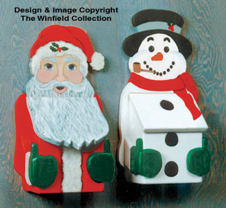 Santa and Snowman Mailbox Patterns(F) - The Winfield Collection