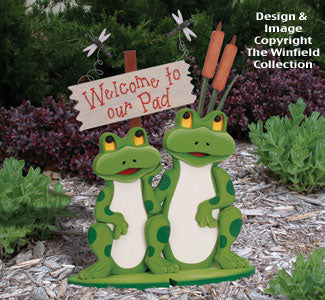 Welcome Frogs Woodcraft Pattern - The Winfield Collection