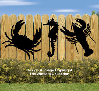 Sea Life Shadows Woodcrafting Pattern
