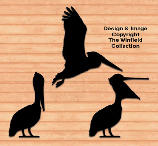 Pelican Shadows Woodcrafting Pattern - The Winfield Collection