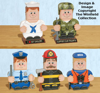 Military & Public Service Patio Paver Pals Pattern