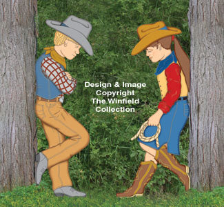 Realistic Leaning CowKids Pattern Set (W1508YD & W1059YD) - The Winfield Collection