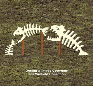 Scary Skeleton Fish Pattern - The Winfield Collection