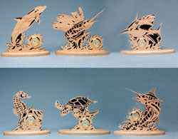 Seven Seas Mini-Clocks - Set of 6