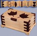 Inlaid Maple Leaf Jewelry Box Plans - The Winfield Collection