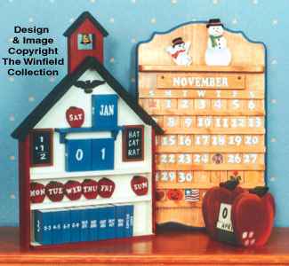 Perpetual Calendars Woodcraft Pattern(F)