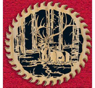 Autumn Elk Circular Saw Project Pattern - The Winfield Collection