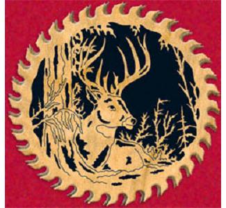 Winter Deer Circular Saw Project Pattern - The Winfield Collection