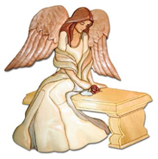 Remembering Rose Angel Intarsia Project Pattern - The Winfield Collection