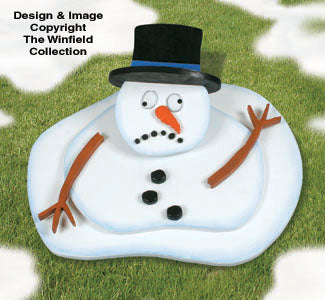 Melting Snowman Woodcraft Pattern - The Winfield Collection