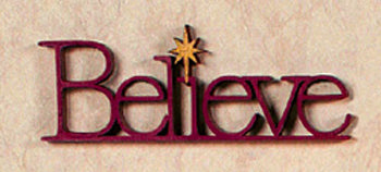 Believe Shelf Sitter Project Pattern - The Winfield Collection