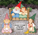 Large Garden Gnomes #4 Pattern Set