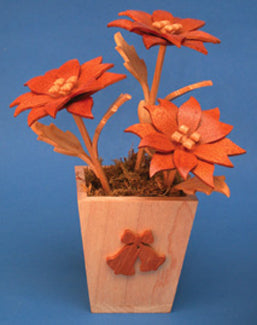 Mini Poinsettia & Vase Compound Cut Project Patterns - The Winfield Collection