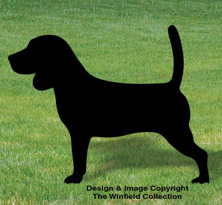 Beagle Shadow Holzhandwerk Muster