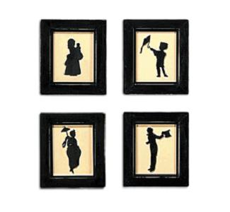 Victorian Prints - Set of 4  Project Patterns - The Winfield Collection