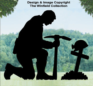 Coal Miner Tribute Yard Shadow Pattern