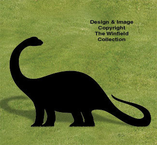 Brontosaurus Shadow Wood Pattern