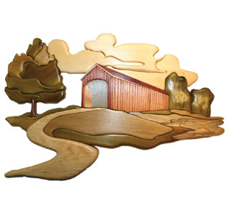 Covered Bridge Intarsia Pattern