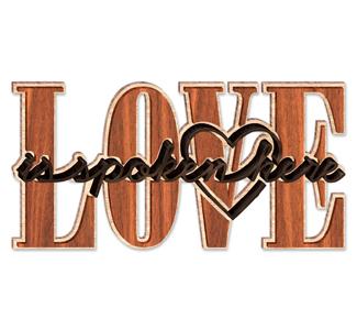 LOVE...is spoken here Project Pattern - The Winfield Collection