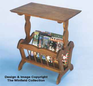 Magazine Table Woodworking Plan(F)