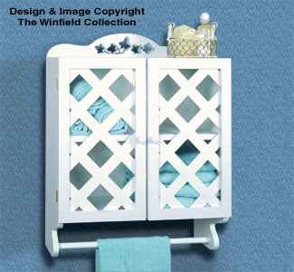 Lattice Cabinet Wood Project Plan