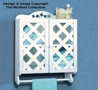 Lattice Cabinet Wood Project Plan