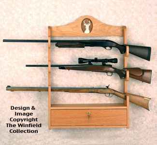 Gun Rack Wood Project Plan - The Winfield Collection