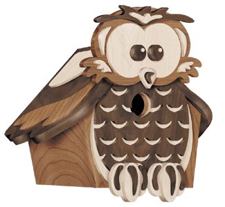 Hooter Birdhouse Design Project Pattern