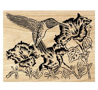 Ruby Throat Hummingbird & Petunias Project Patterns - The Winfield Collection