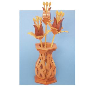 Compound Cut Fantasy Flowers & Vase Project Patterns - The Winfield Collection