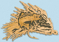 Fly Fishing Lure - Rainbow Trout Project Pattern - The Winfield Collection