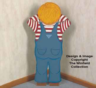 Pouting Boy Woodcraft Pattern