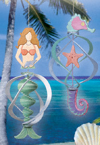 Mermaid & Seahorse Wind Spinners Pattern - The Winfield Collection