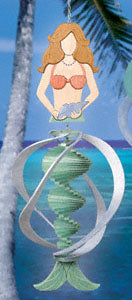 Mermaid Wind Spinner Scroll Saw Pattern - The Winfield Collection