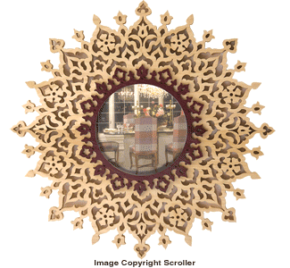 Persian Wall Mirror Project Pattern