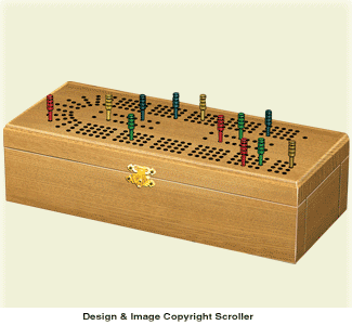 Cribbage Board Box Pattern #2