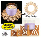 Candle Ring & Holder Pattern Set #7