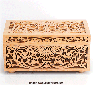 Scrolled Overlay Box Design Pattern