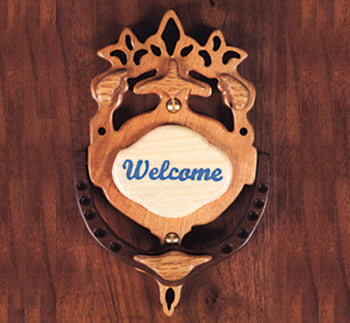 Warm Welcome Door Knocker Project Pattern