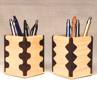 Bevel - Cut Pen & Pencil Holders Project Patterns