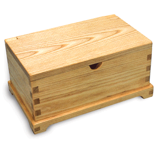 Wooden Hinged - Top Jewelry Box Project Pattern - The Winfield Collection