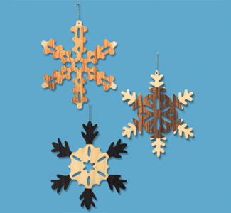 Circular Inlay Snowflakes Project Patterns