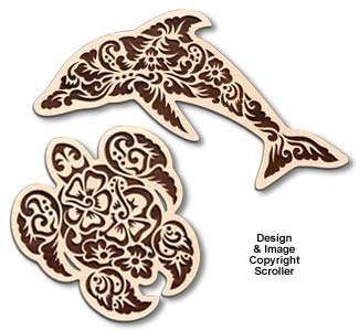 Floral Sea Life Wall Art Patterns - The Winfield Collection